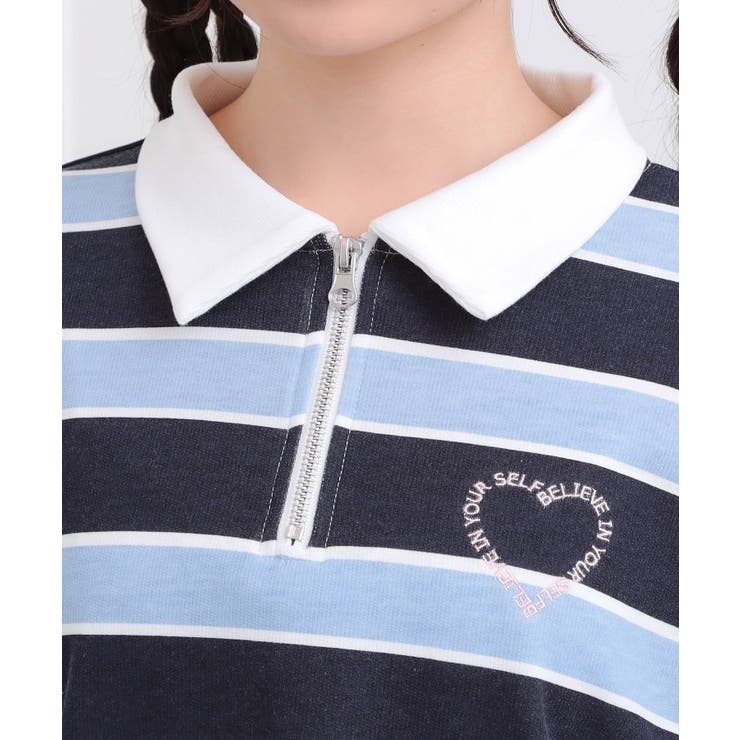 衿付きビッグラガーシャツ | PINK-latte | 詳細画像4 