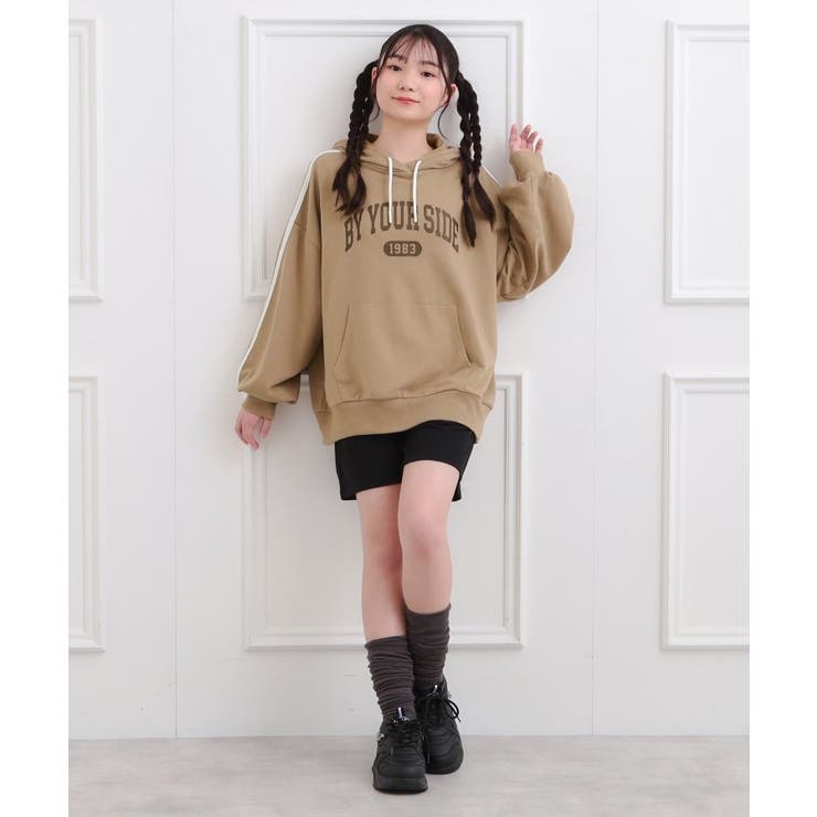 袖ラインパーカ＋ショートパンツセット | PINK-latte | 詳細画像30 