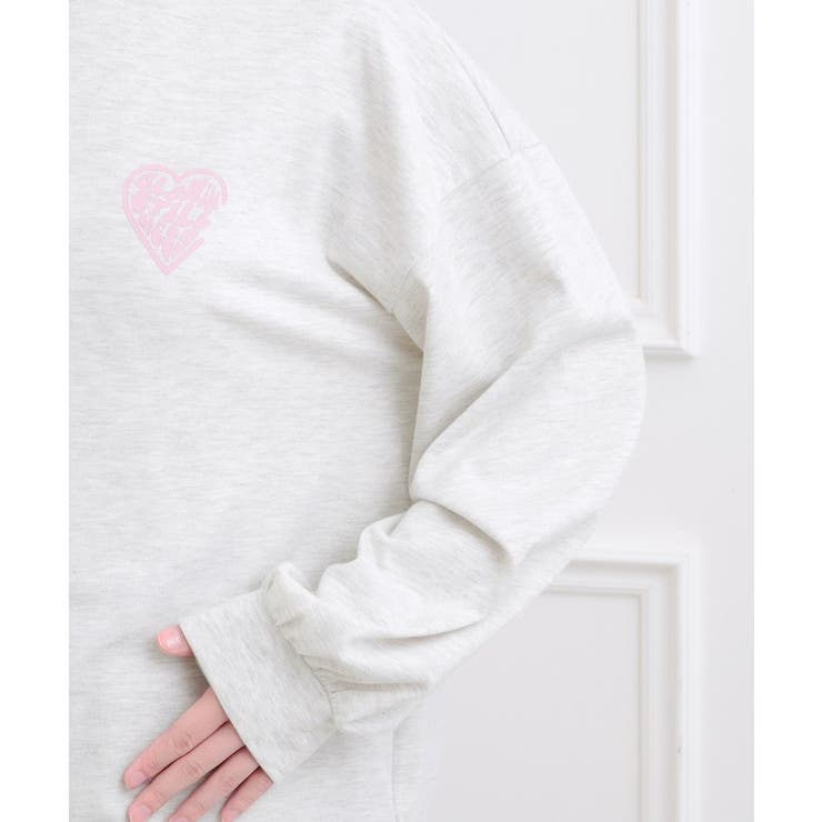 メルトハートビッグチュニックロンT | PINK-latte | 詳細画像6 