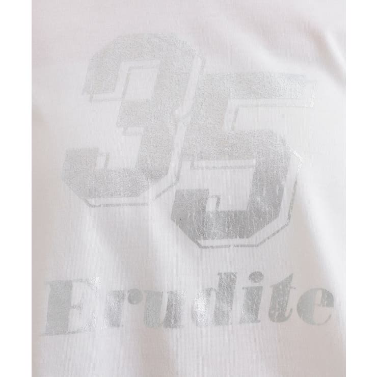 衿付き箔ナンバーロンT | PINK-latte | 詳細画像11 