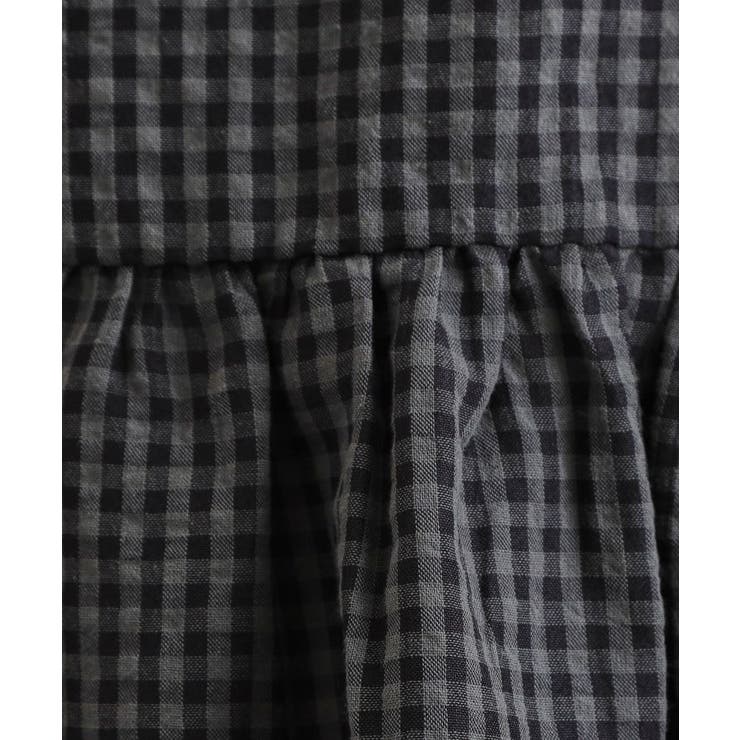 ギンガムキャミワンピ＋ロンTセット | PINK-latte | 詳細画像18 