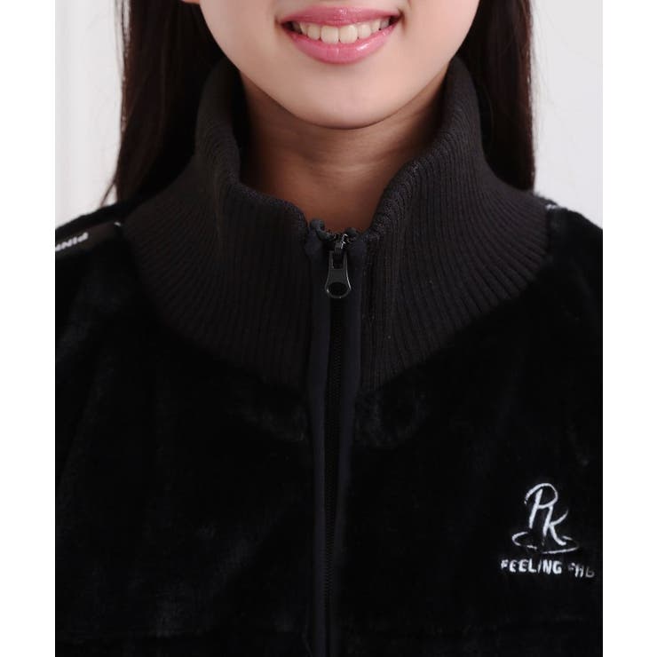 フェイクファーリブハイネックブルゾン | PINK-latte | 詳細画像4 