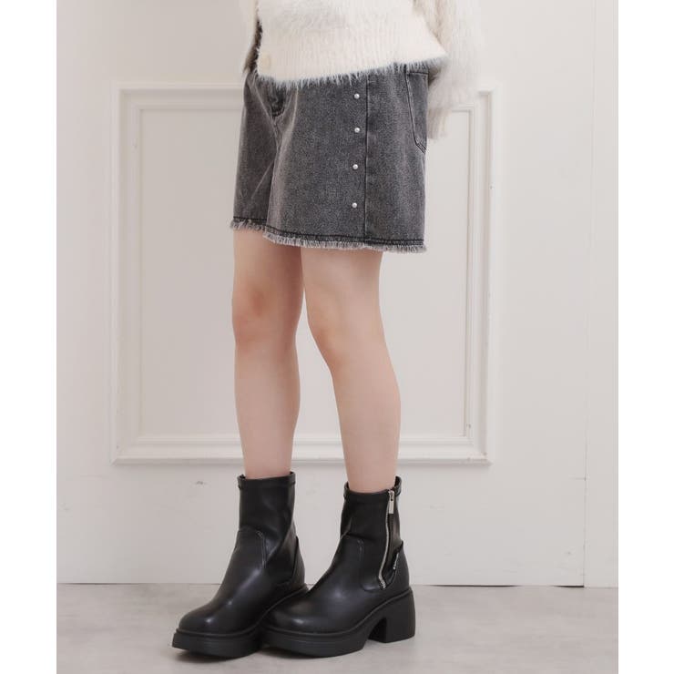 スタッズショートパンツ | PINK-latte | 詳細画像9 