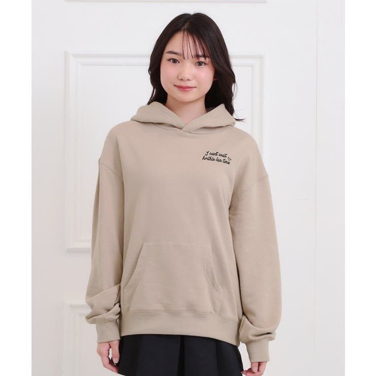 くま耳チュニックパーカー | PINK-latte | 詳細画像1 