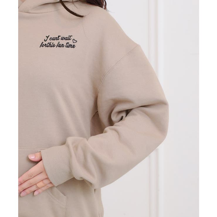 くま耳チュニックパーカー | PINK-latte | 詳細画像5 