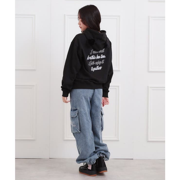 くま耳チュニックパーカー | PINK-latte | 詳細画像15 