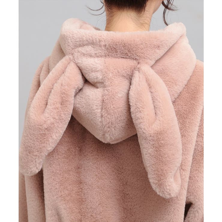 耳付きフェイクファーブルゾン | PINK-latte | 詳細画像5 