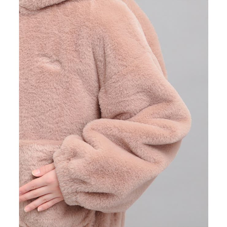 耳付きフェイクファーブルゾン | PINK-latte | 詳細画像6 