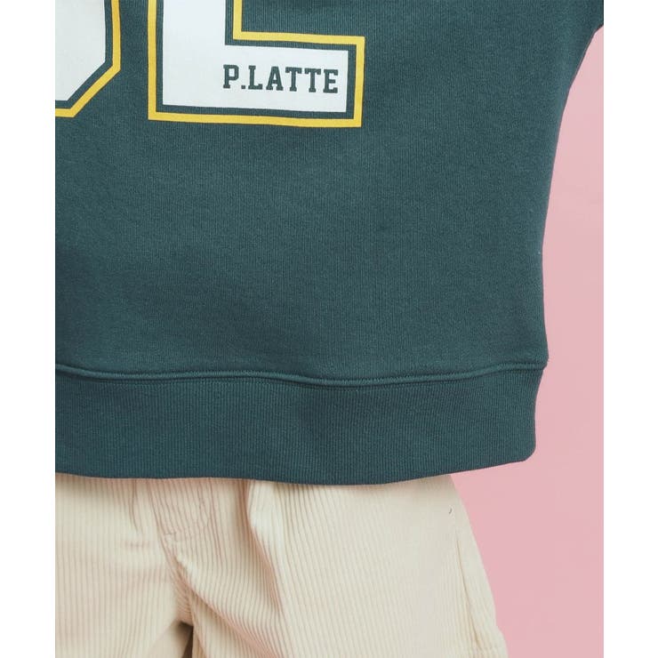 衿付きナンバリングスウェット | PINK-latte | 詳細画像8 