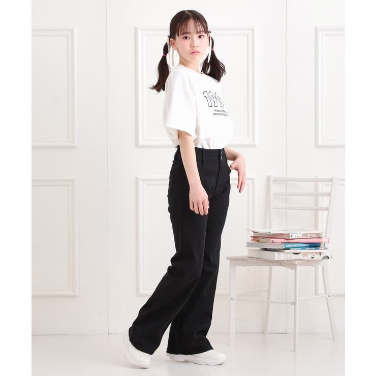 セミフレアデニムパンツ | PINK-latte | 詳細画像11 