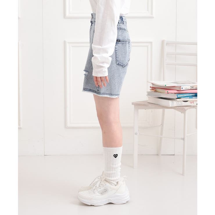 ダメージショートパンツ | PINK-latte | 詳細画像2 