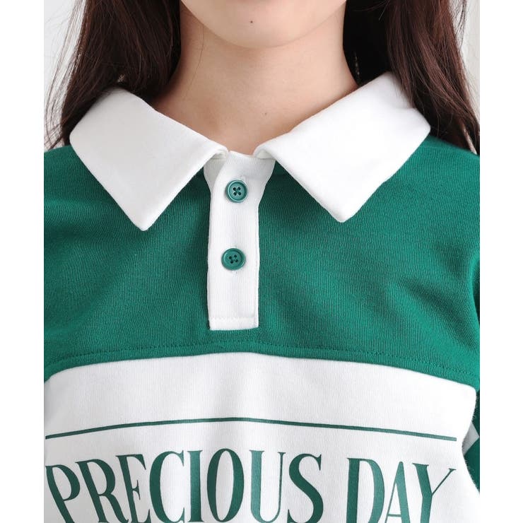 ミニ裏エリ付きドロストワンピース | PINK-latte | 詳細画像4 