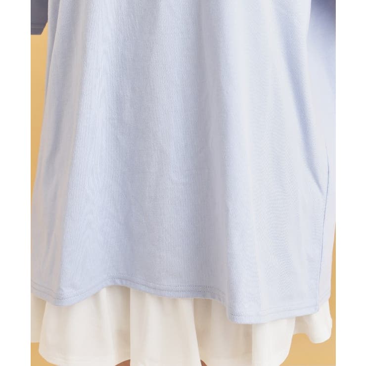 ハーフジップ衿付きTシャツ | PINK-latte | 詳細画像6 