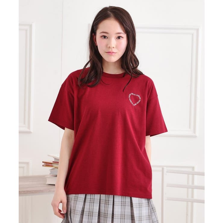 クマちゃん半袖Tシャツ[品番：WRDW0216413]｜PINK-latte