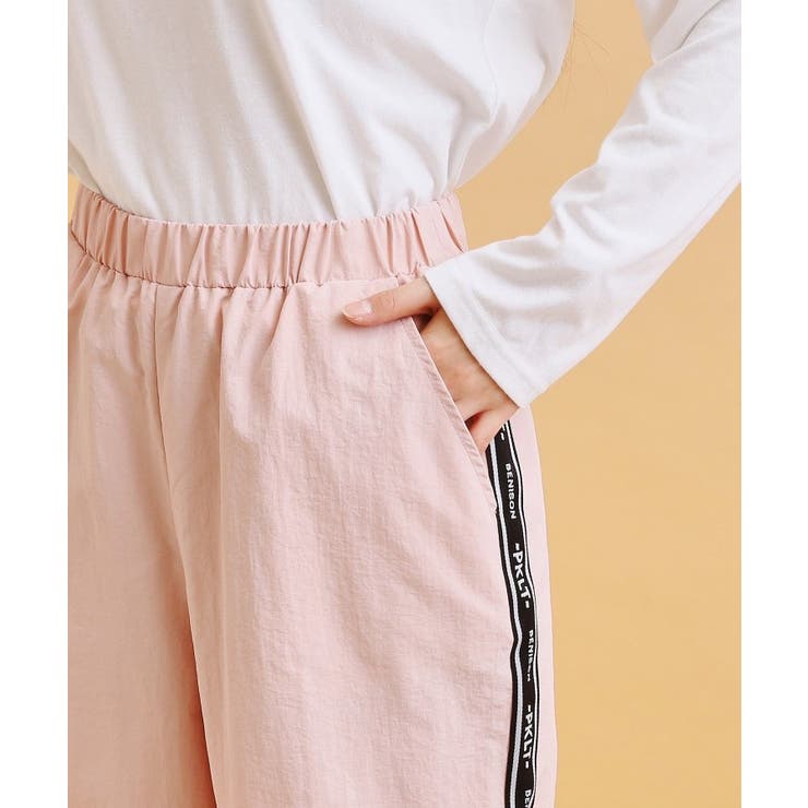 ロゴラインパラシュートパンツ | PINK-latte | 詳細画像6 