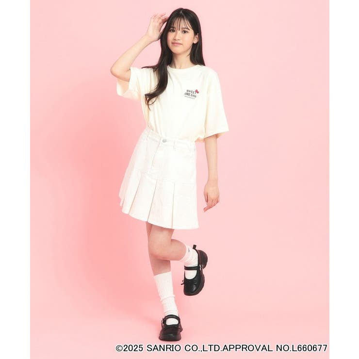 【サンリオキャラクターズコラボ】バックロゴビッグTシャツ | PINK-latte | 詳細画像10 