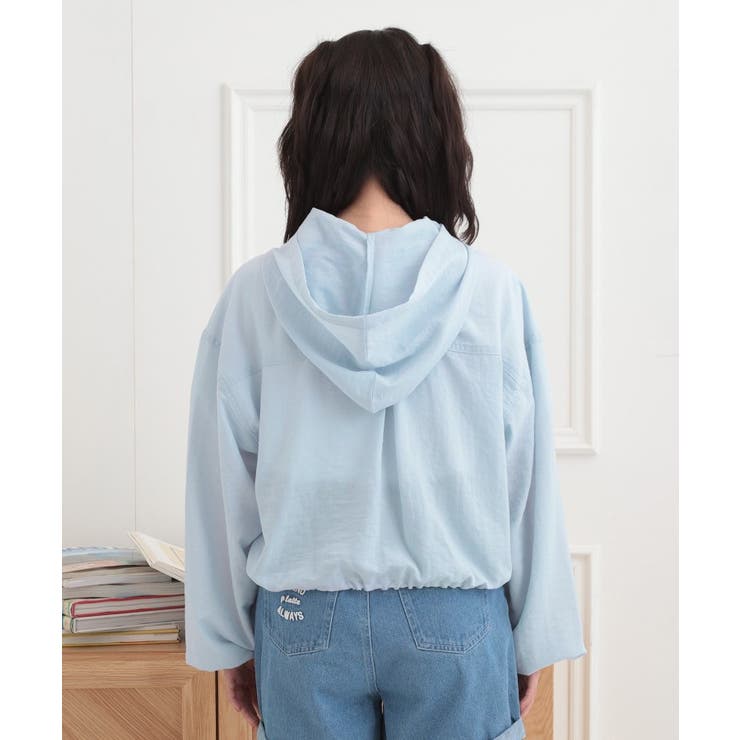 ショート丈ブルゾン | PINK-latte | 詳細画像3 