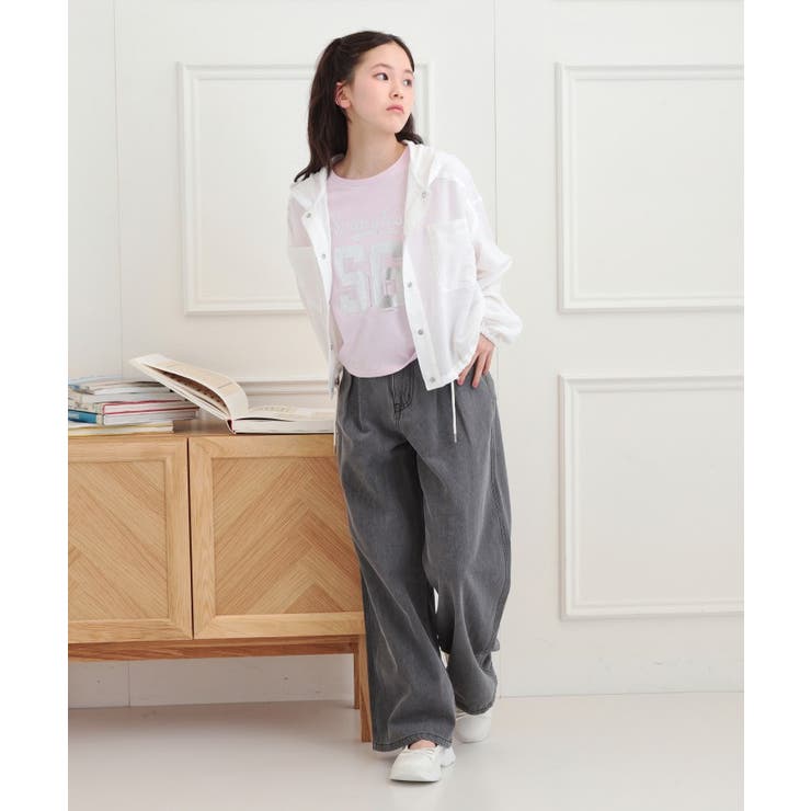 ショート丈ブルゾン | PINK-latte | 詳細画像10 