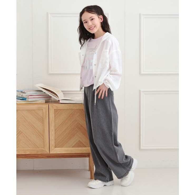 ショート丈ブルゾン | PINK-latte | 詳細画像11 