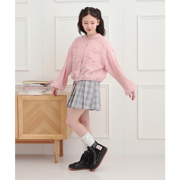 ショート丈ブルゾン | PINK-latte | 詳細画像19 