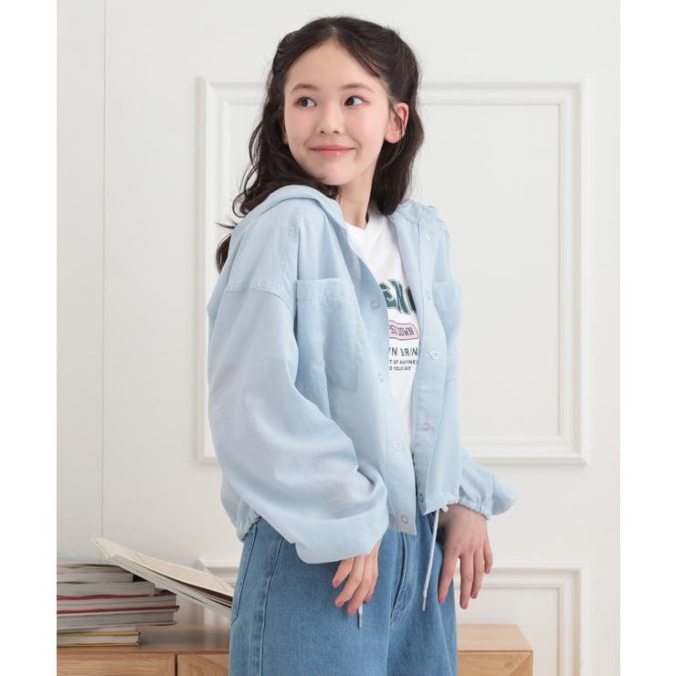 ショート丈ブルゾン | PINK-latte | 詳細画像21 