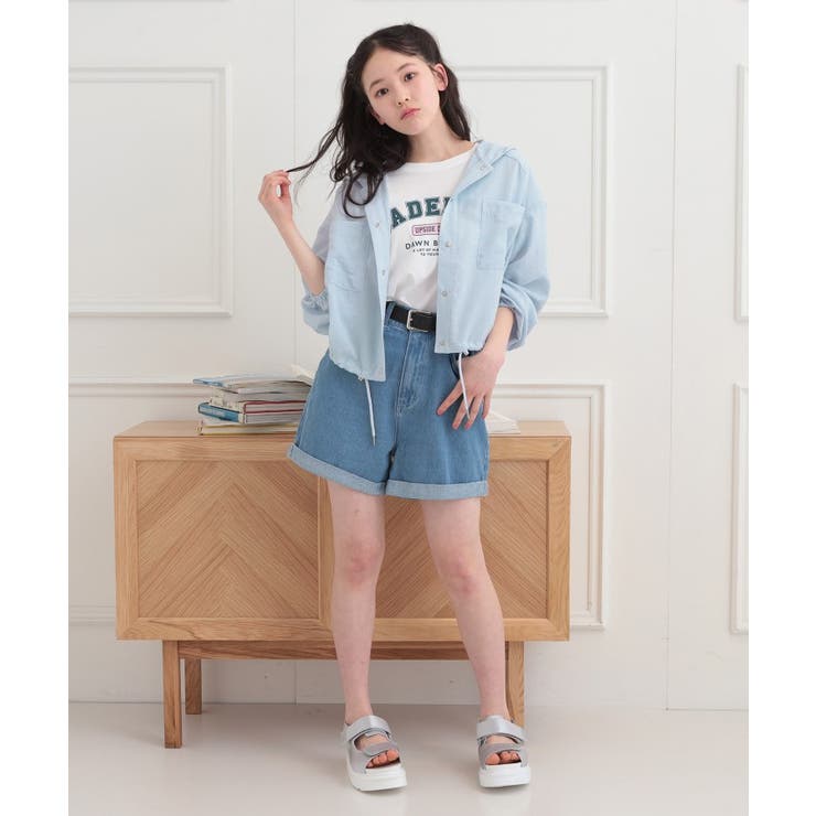 ショート丈ブルゾン | PINK-latte | 詳細画像22 