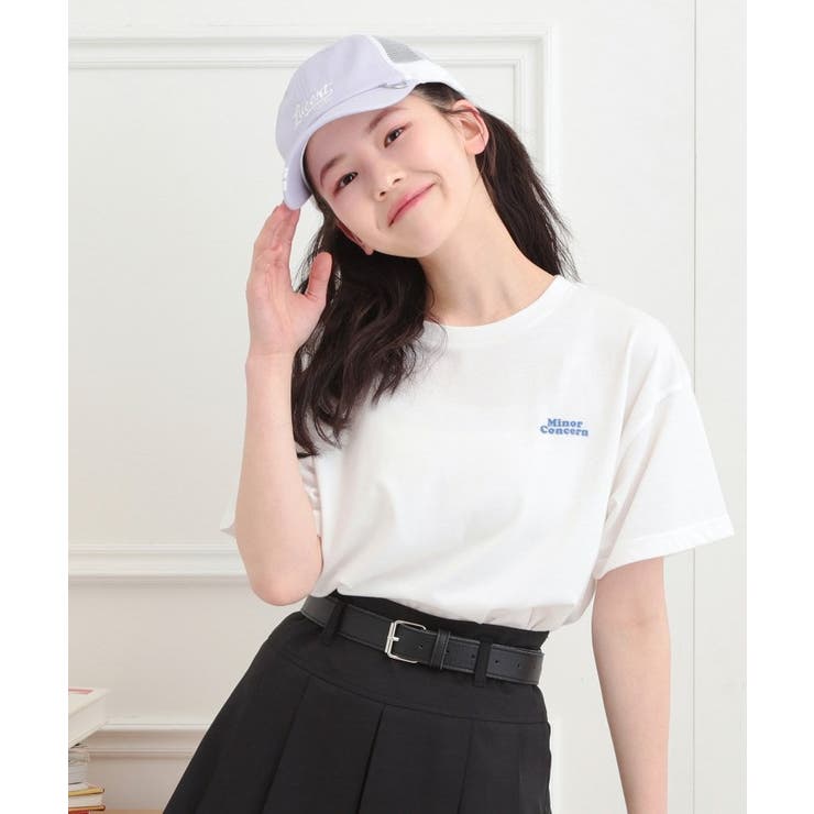 オフホワイト(003) | バックプリントTシャツ | PINK-latte