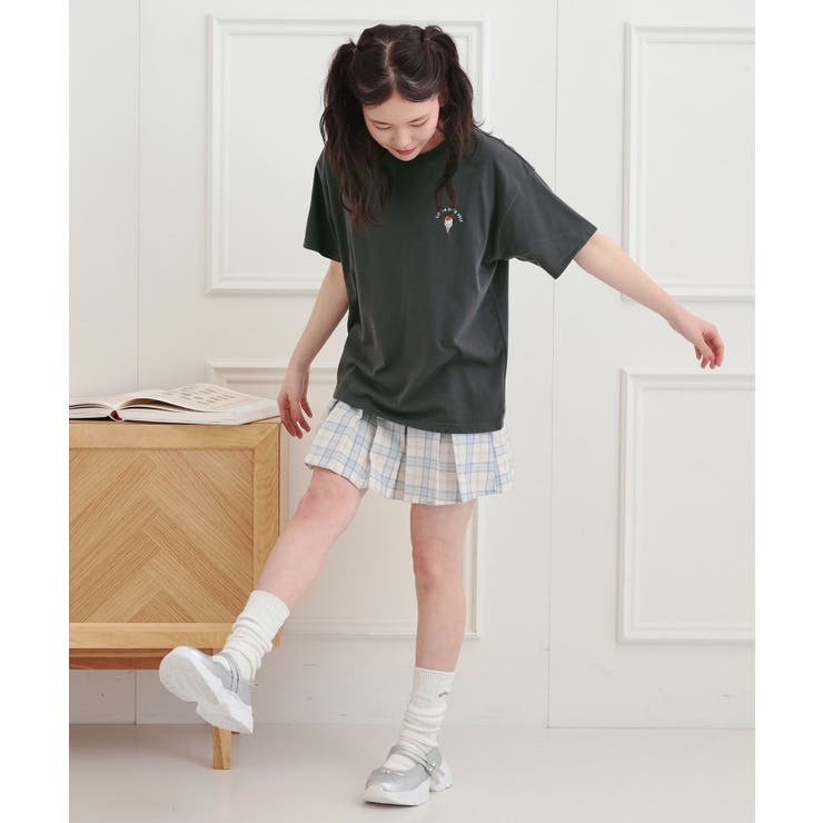 ワンポイント刺繍Tシャツ | PINK-latte | 詳細画像13 