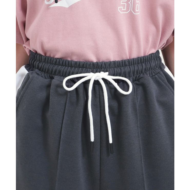 【セットアップアイテム】半袖パーカ＋ハーフパンツセット | PINK-latte | 詳細画像8 