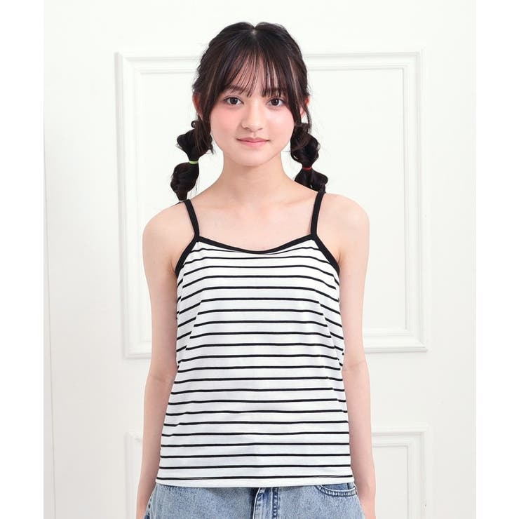 【セットアイテム】半袖シアーシャツ＋冷感キャミセット | PINK-latte | 詳細画像4 