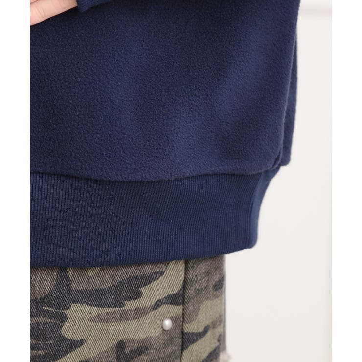 ハーフジップフリーストレーナー | PINK-latte | 詳細画像6 