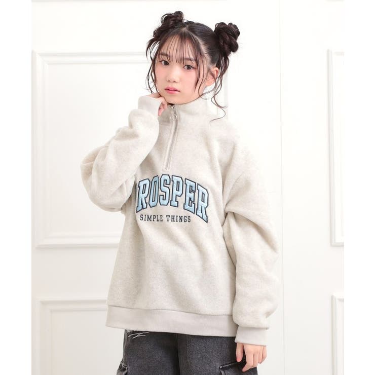 ハーフジップフリーストレーナー | PINK-latte | 詳細画像7 