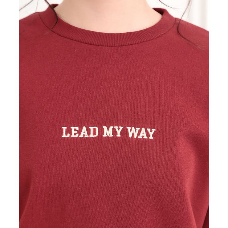 ボアくまちゃんアップリケ裏起毛トレーナー | PINK-latte | 詳細画像5 