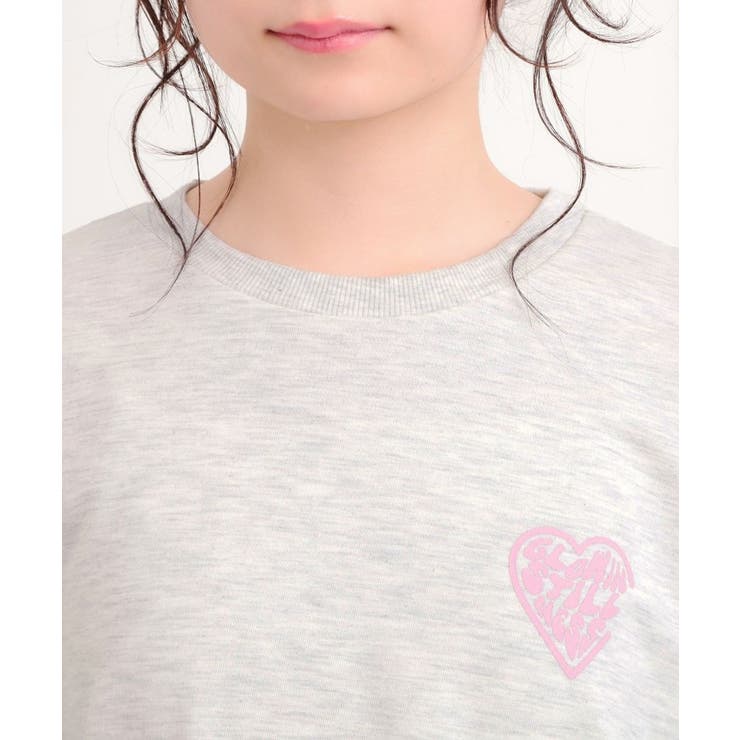 メルトハートビッグチュニックトレーナー | PINK-latte | 詳細画像4 