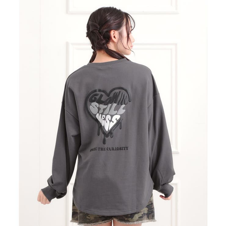 メルトハートビッグチュニックトレーナー | PINK-latte | 詳細画像16 