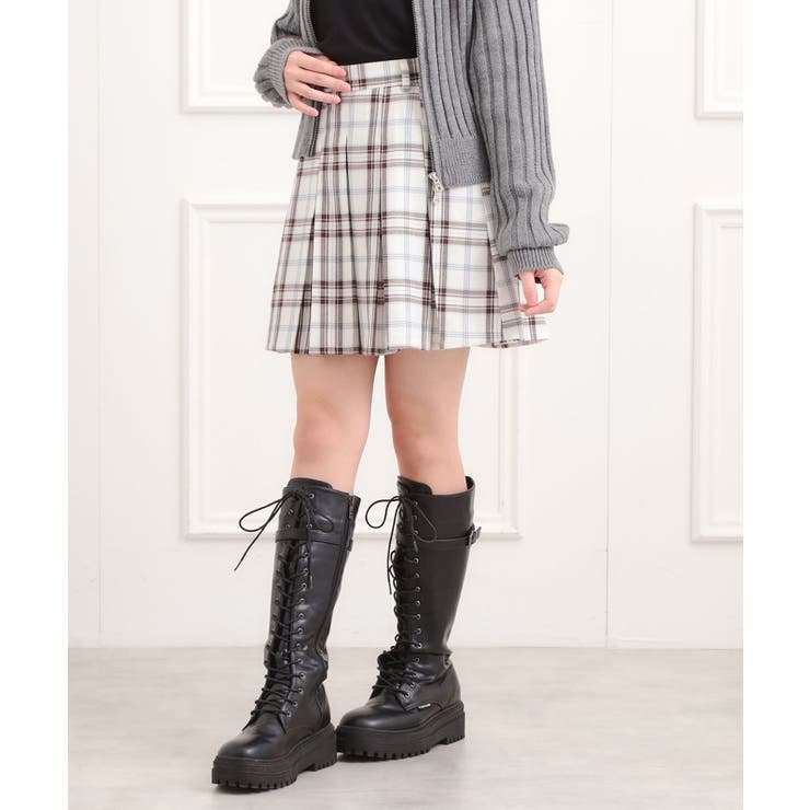 微起毛プリーツスカート | PINK-latte | 詳細画像12 