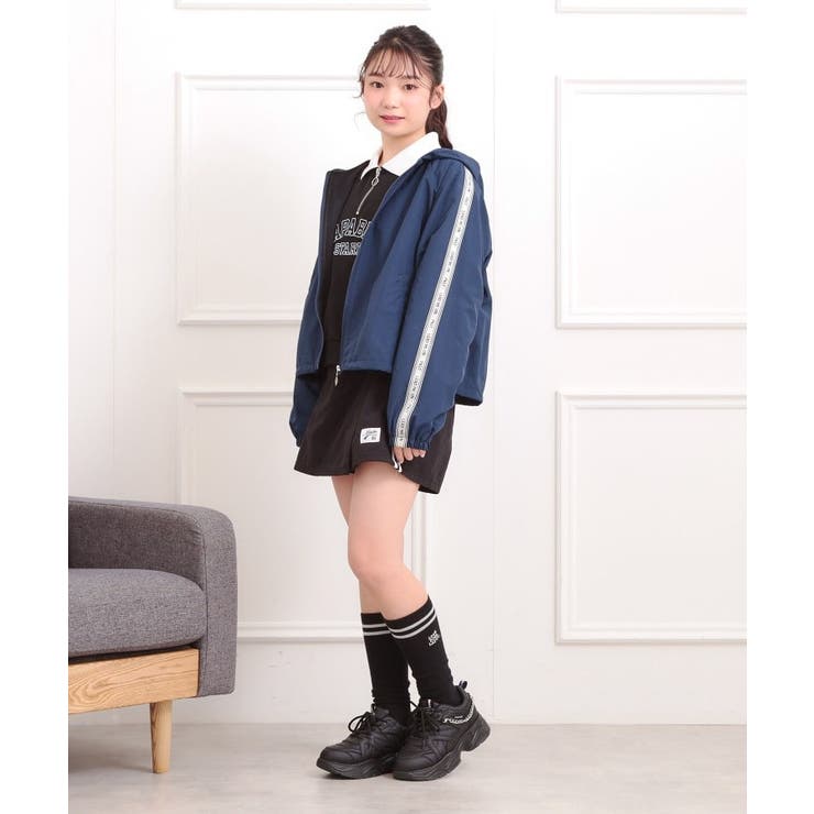 ロゴラインナイロンパーカーブルゾン | PINK-latte | 詳細画像19 