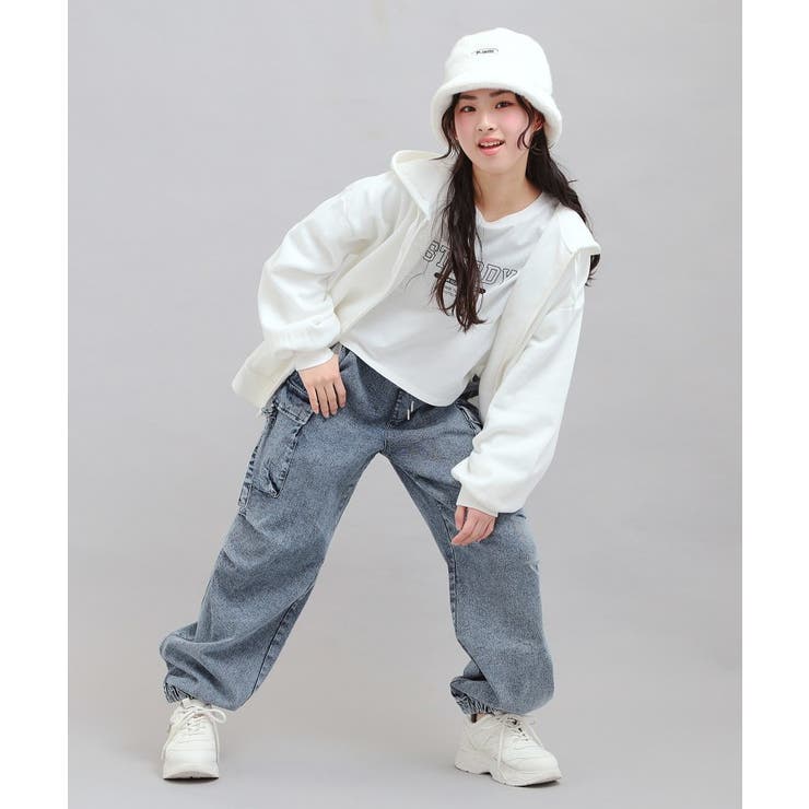 デニムカーゴパンツ | PINK-latte | 詳細画像15 