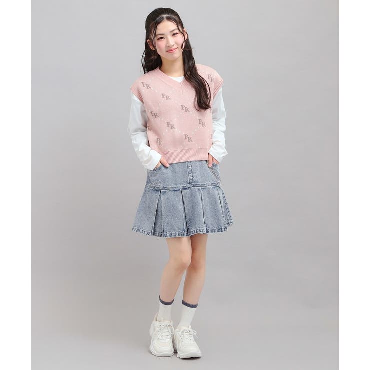 チェーン付きプリーツスカート | PINK-latte | 詳細画像14 