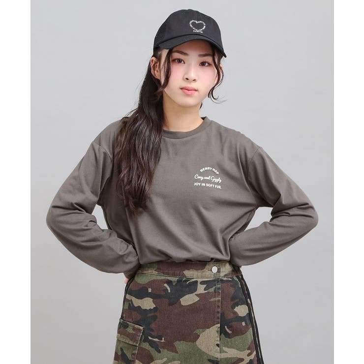 発泡クリームくまちゃんロンT | PINK-latte | 詳細画像12 