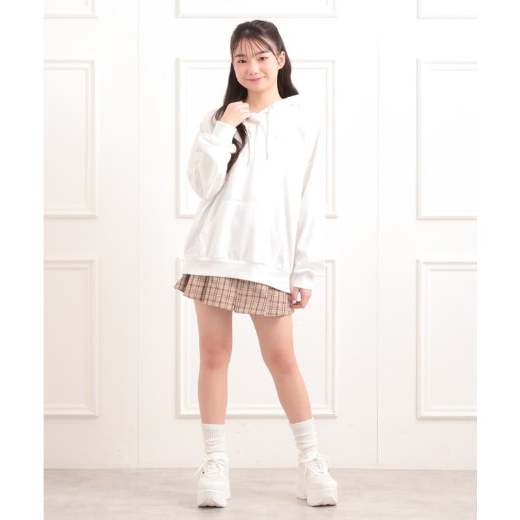 バック発泡プリントパーカー | PINK-latte | 詳細画像11 