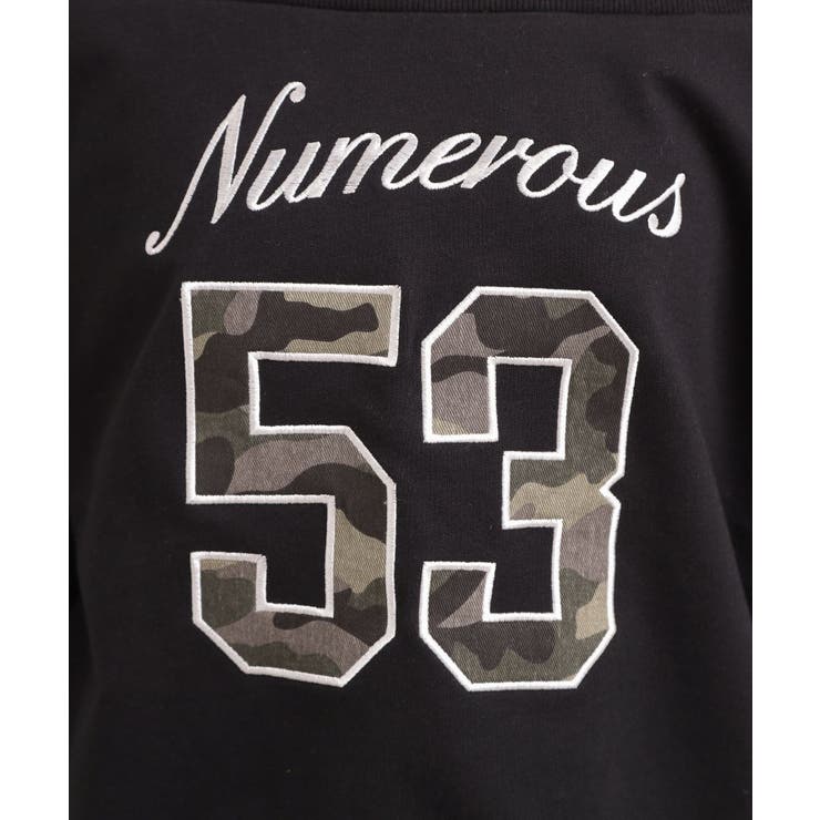 ナンバリングレイヤード風プルオーバー | PINK-latte | 詳細画像15 