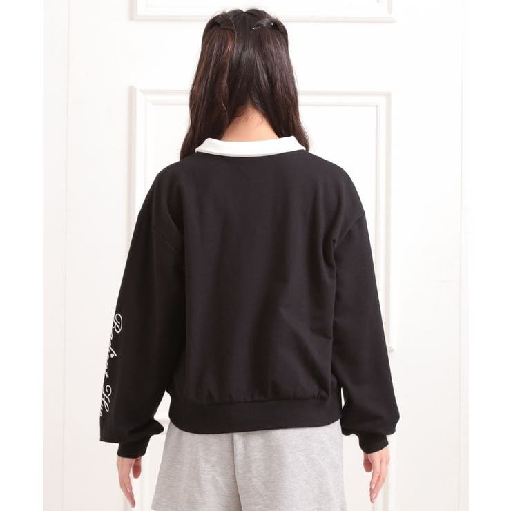 【セットアイテム】ミニ裏毛レースアップ＋キュロットパンツ | PINK-latte | 詳細画像3 