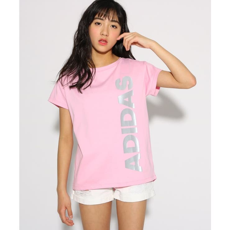 adidas/アディダス】 パールリニアロゴTシャツ[品番