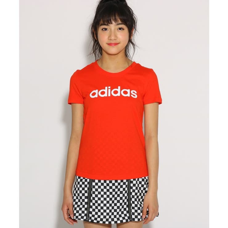 Adidas アディダス ベーシックロゴtシャツ 品番 Wrdw Pink Latte ピンクラテ のキッズファッション通販 Shoplist ショップリスト