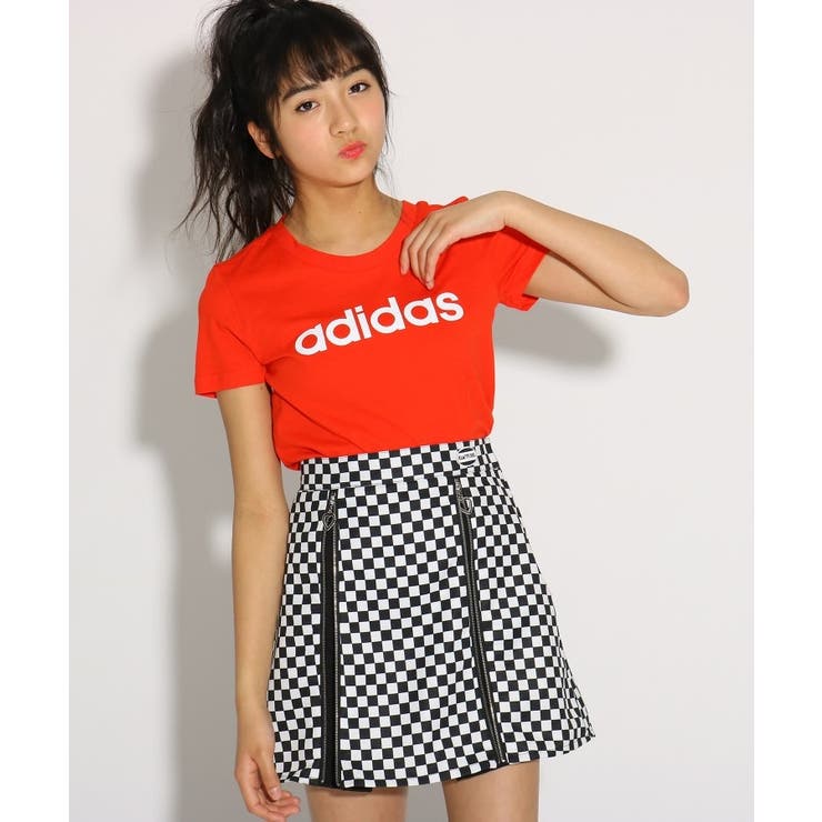 Adidas アディダス ベーシックロゴtシャツ 品番 Wrdw Pink Latte ピンクラテ のキッズファッション通販 Shoplist ショップリスト