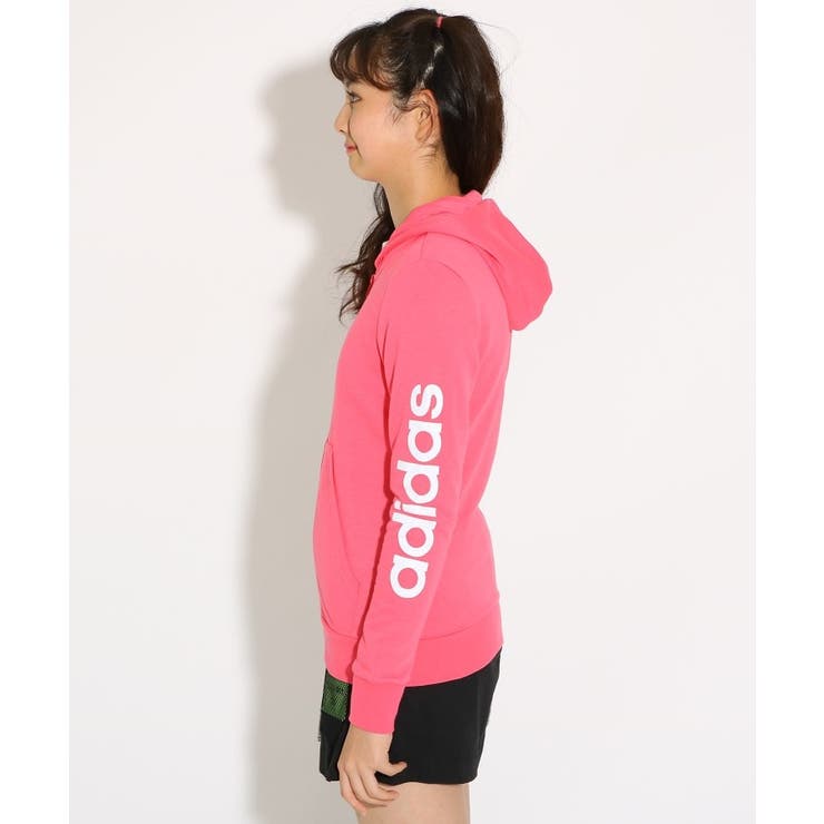Adidas アディダス スウェットフルジップパーカー 品番 Wrdw Pink Latte ピンクラテ のキッズファッション通販 毎日送料無料 Shoplist ショップリスト