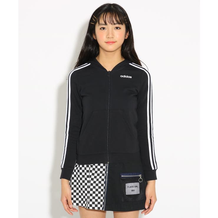 adidas/アディダス】ジップパーカー[品番：WRDW0094055]｜PINK-latte（ピンクラテ ）のキッズファッション通販｜SHOPLIST（ショップリスト）
