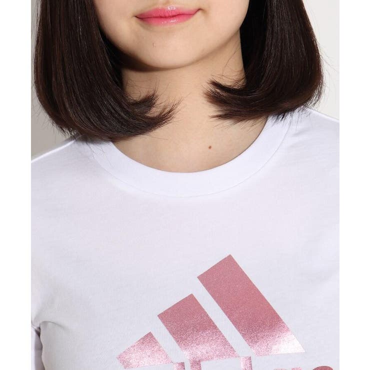 Adidas アディダス ロゴtシャツ 品番 Wrdw Pink Latte ピンクラテ のキッズファッション通販 Shoplist ショップリスト
