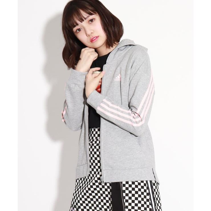 全日本送料無料 ピンクラテ Pink Latte Adidasアディダス フルジップスウェットフーディ 保障できる Ballonsdeprestige Fr